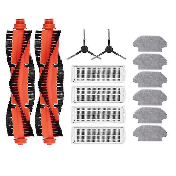 Kit De Remplacement De Filtre Et De Lingette Pour Brosse Latérale Principale Du Robot Aspirateur Mi Mop Pro Styj02ym Vacuu