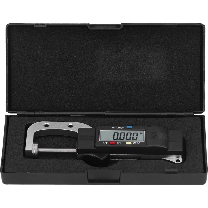 Micromètre Numérique 0-25mm, Din Inox 14cm, Modules De Mesure En Pouces Et Millimètres