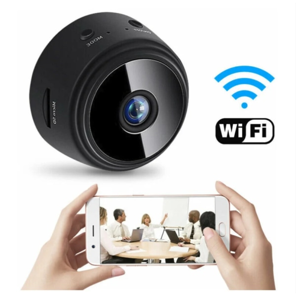 Hd Trådlös Hemövervakningskamera Trådlös Wifi Smart Kameranätverk Utomhusdriftsfasövervakning,