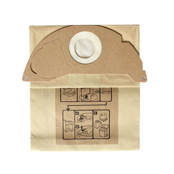 Lot De 10 Sacs De Rechange Pour Aspirateurs Kärcher A2004/a2054/wd2250/mv2/wd2