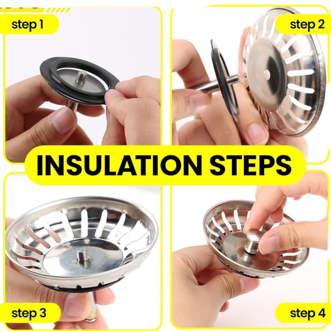 Lot De 2 Bouchon Évier Cuisine 80mm - En Acier Inoxydable Bonde Evier Cuisine Pour Un Drainage Rapide, Bonde Évier 80mm Anti-obstruction Et Anti-corrosion Filtre Évier Cuisine