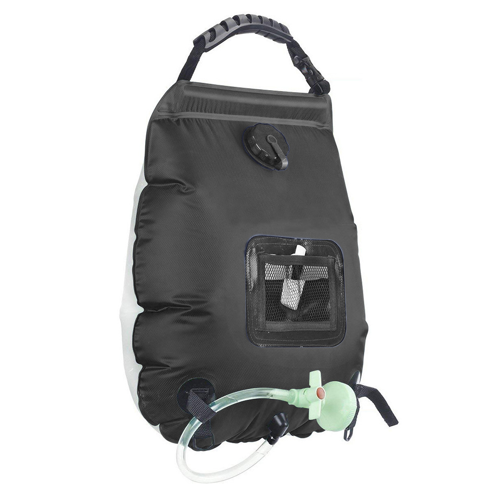 Solar Shower Bag Portable Shower For Camping Heating Camping Shower Bag 5 Gallons/20l