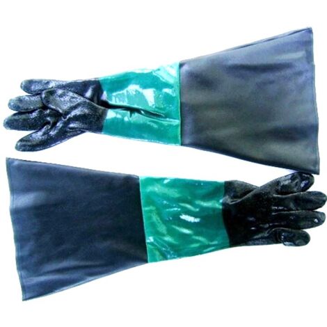 Paire De Gants De Ponçage De 61 Cm Pour Bac À Sable Et Micro-ondes