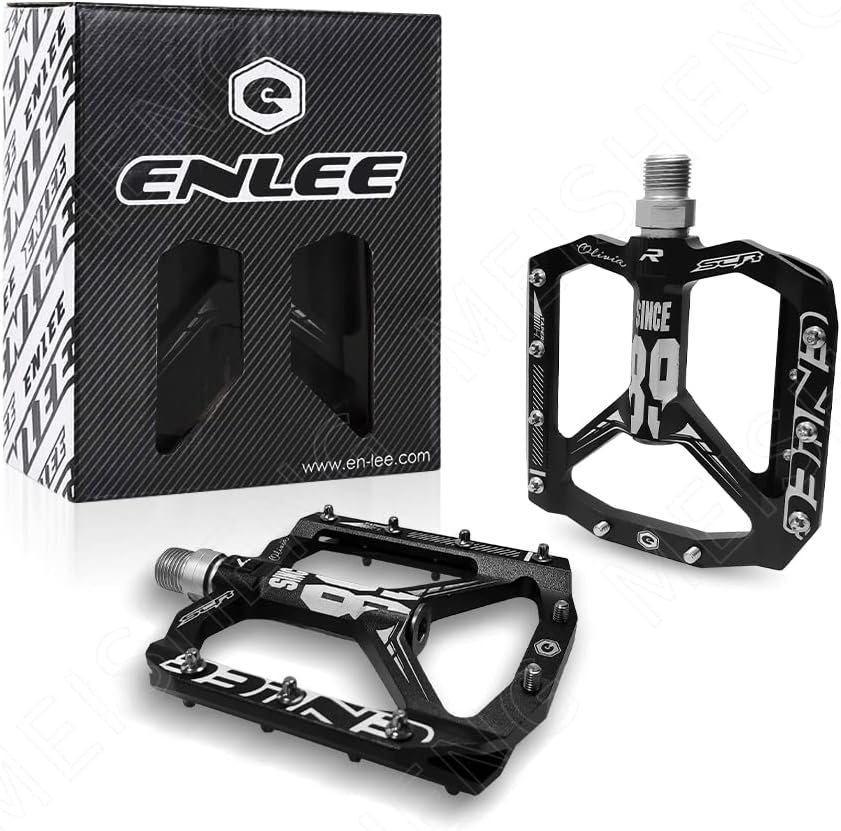 Jeu De 1 Paire, Pédales Mtb, Pédales Suful, Plaques En Aluminium Cnc, Bonne Adhérence 9/16" Pouces, Super Léger 3 Couches De Roulements Scellés, Adapté À La Route Bmx Mtb Équipement De Pédales De Vélo