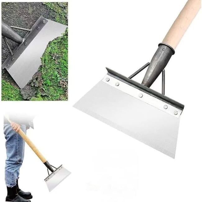 Pelle De Nettoyage Multi-usages En Acier Inoxydable, Pelle À Neige, Grattoir De Jardin Pour Mauvaises Herbes Et Mousse (30 Cm) (sku Produit : 97526968 Sku Offre : Mwj25.9.22-16)