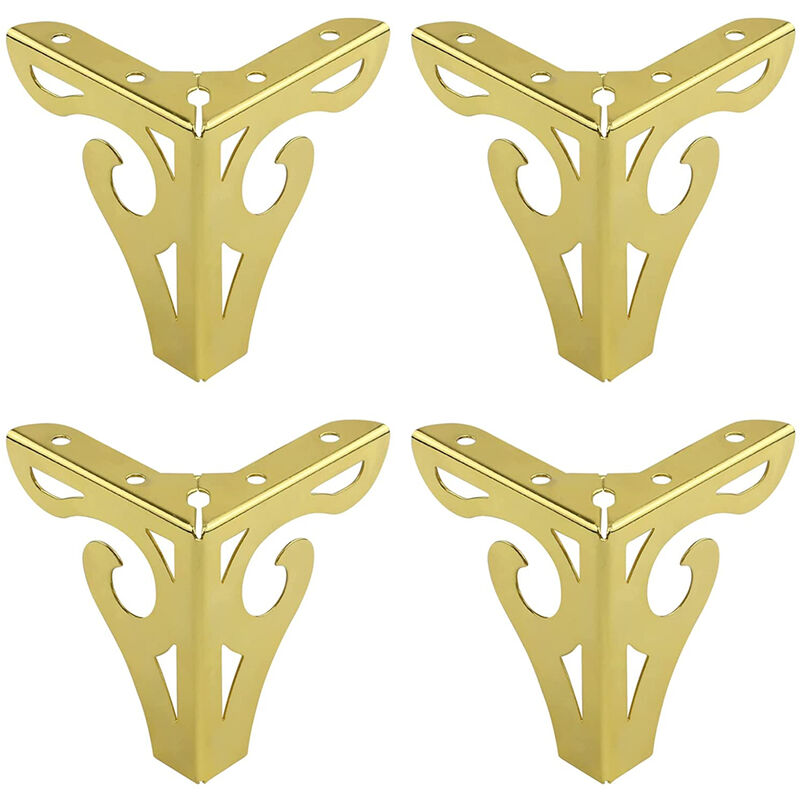 Pièces Pieds Doré De Table 10cm Style Européen Pied De Meuble En Fer