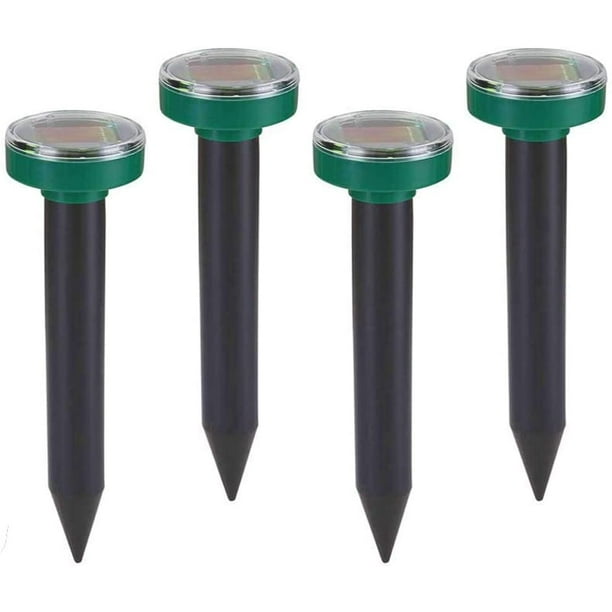 Répulsif Solaire Anti-taupe Ip65 Anti-taupe Ultrasonique, Anti-taupe, Répulsif De Campagnol, Répulsif De Campagnol, Répulsif De Taupe Pour Le Jardin Pelouse Cour Herbe Verte