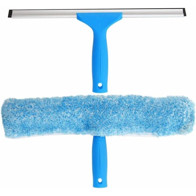 Raclette À Vitre Professionnelle Avec Brosse Microfibre, Largeur 30 Cm (sku Product: 93818598 Sku Offer: 1112liu12)