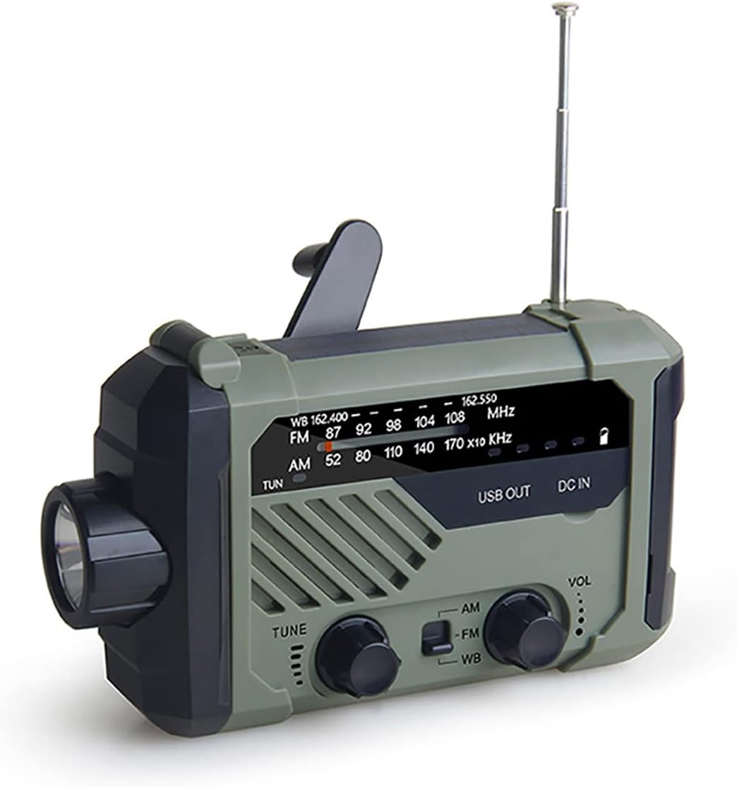 Radio D'Urgence Xln-290wb Am/fm Noaa, Énergie Solaire, Manivelle, Sirène, Led, Chargeur Usb