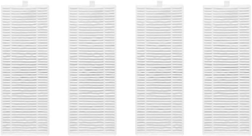 Lefant Filter Replacement Kit: 4 Filters Suitable M210/ M210b/ M213/ M210s And M210 Pro (black/gray/champagne)