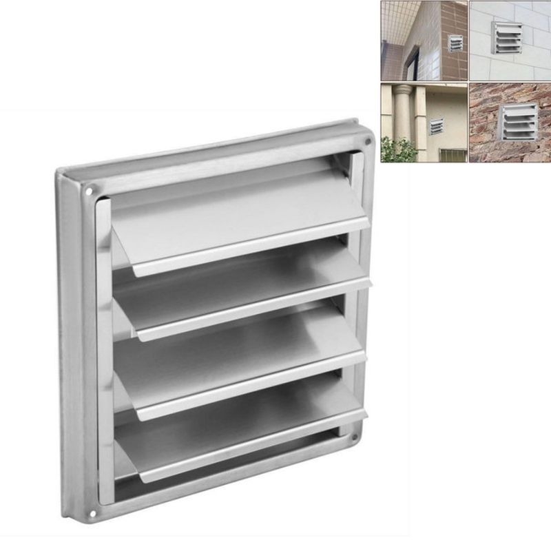 1 Article - Grille De Ventilation - Remplacement Résistant À La Rouille Pour Mur/extérieur Et Conduit/ventilation Durable - 15 Cm