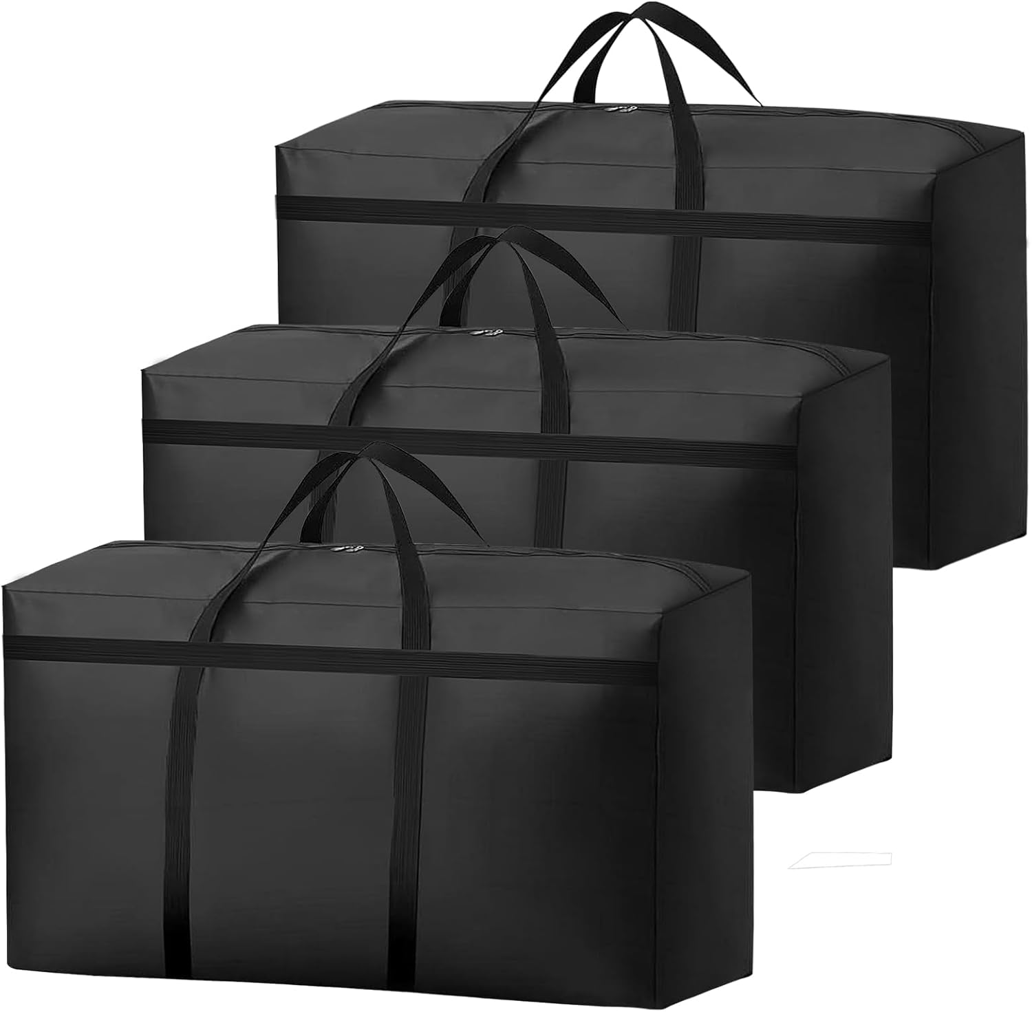 3pcs100l Rangement Vêtement,oxford Imperméable Sac Rangement Vêtement,sac Déménagement Grand Format Rangement Sous Lit Habits Pour Oreillers,édredons