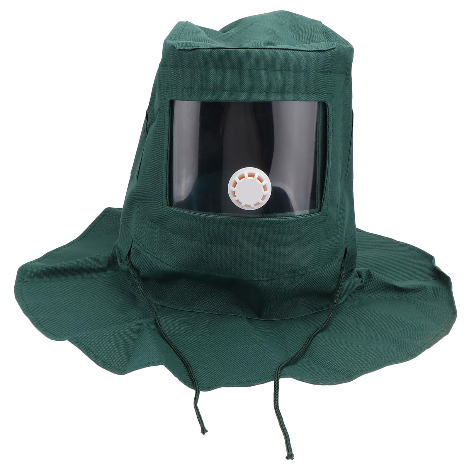 Écran Facial Protecteur Cagoule Sablage Masque Intégral Poussière Matières Dangereuses Sable Dynamitage Chapeau Ponçage Peinture En Aérosol Couvrir