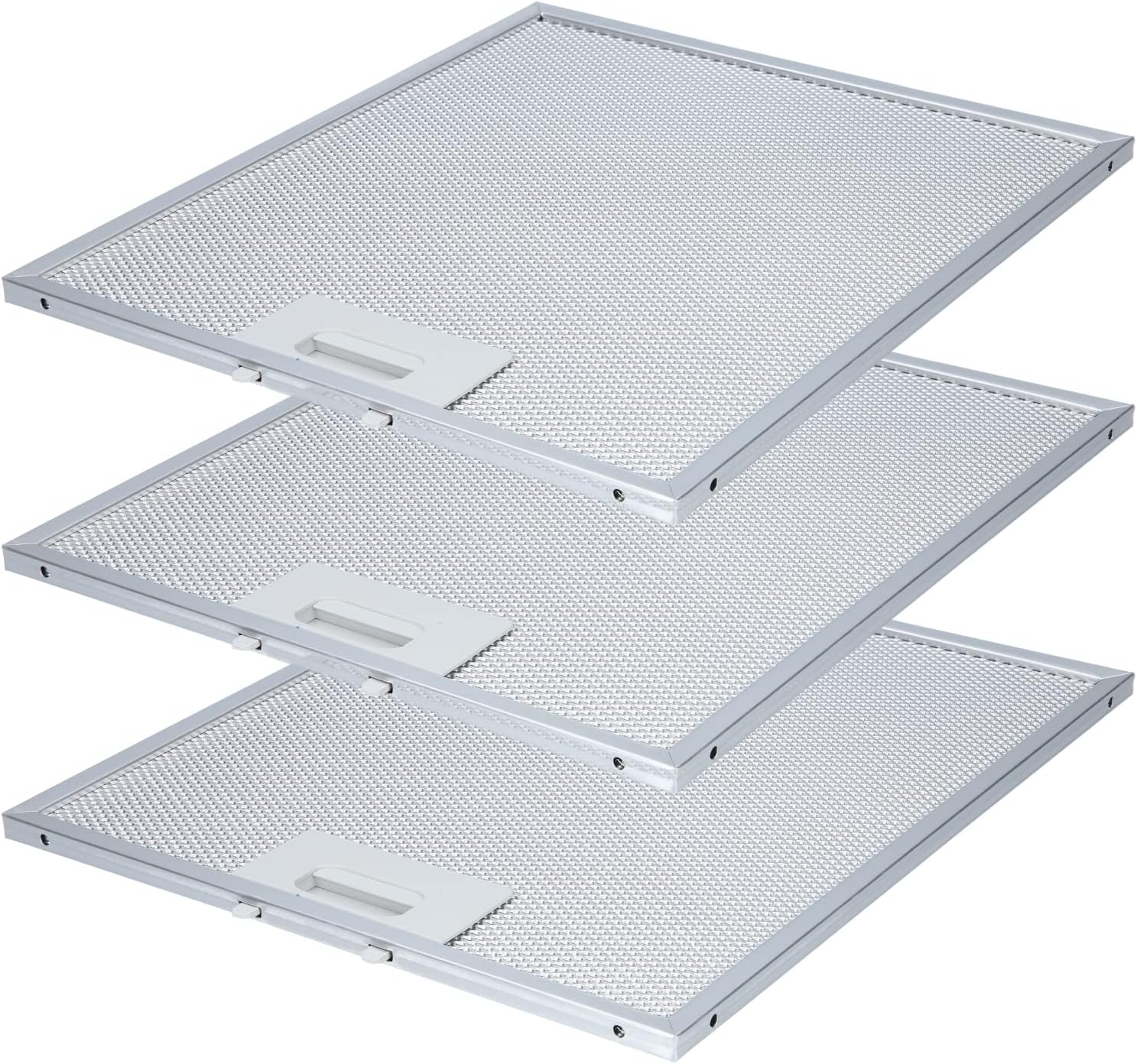Set Économique 3x Filtres À Graisse Métalliques Pour Hotte Aspirante 305mm X 267mm. Compatible Avec Whirlpooll Lkea Jenn Air W10169961a