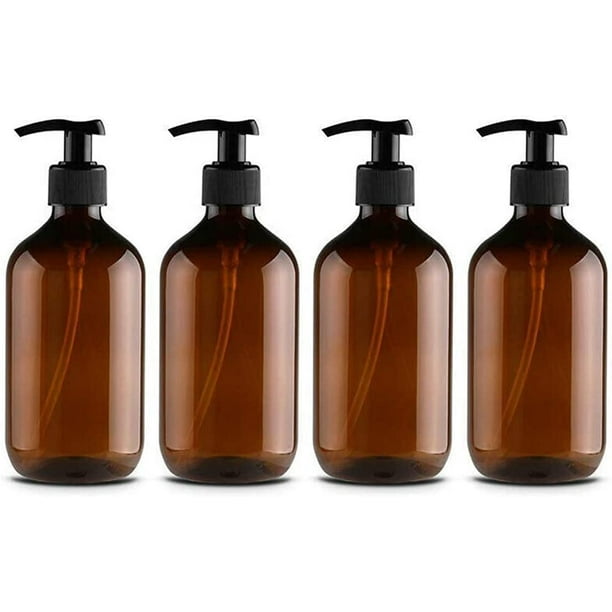 Distributeur De Savon En Plastique Pet De 400 Ml Avec Pompe De Cuisine Noire