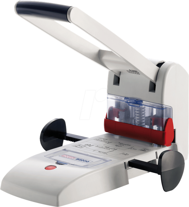 LOCHER B2200 - Blocklocher, bis zu 200 Blatt, grau