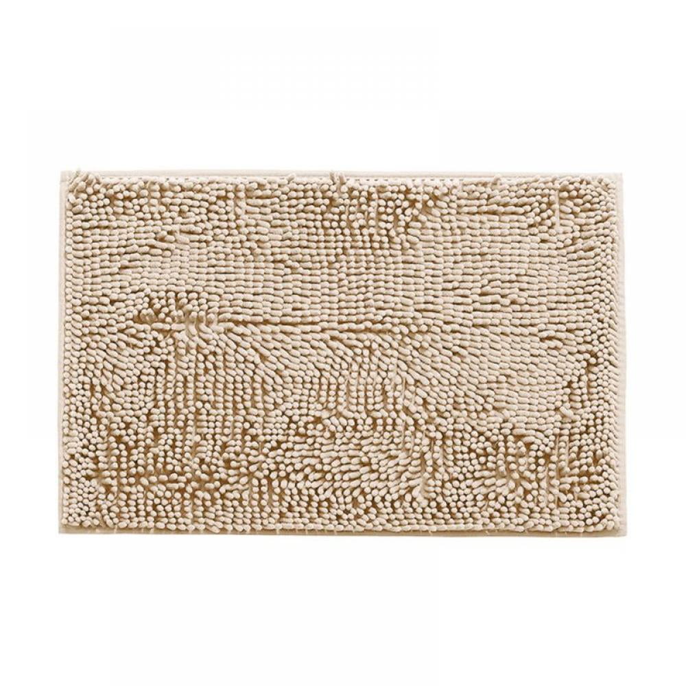 Tapis De Bain En Chenille Antidérapante, Doux Et Ultra-absorbant, 51 X 81 Cm (20 X 32 Pouces).