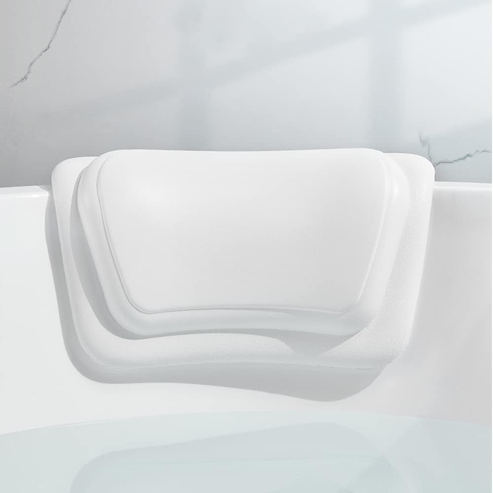 Tapis De Bain Imperméable En Pu, Coussin De Bain Avec Ventouse, Coussin De Bain Ergonomique Pour Baignoire, Spa À Domicile