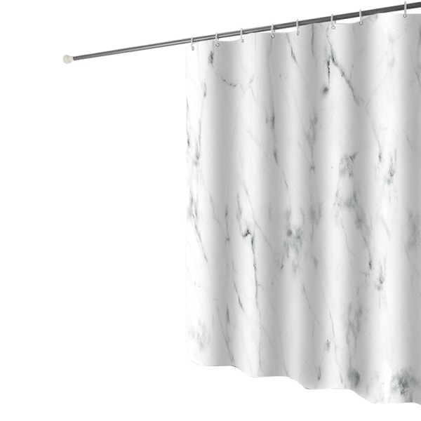 Rideau De Douche, Effet Marbre, 100 Cm De Large X 180 Cm De Haut
