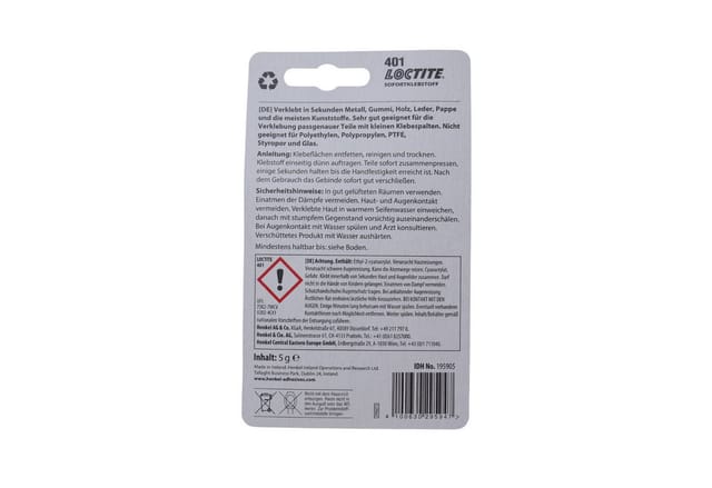 LOCTITE 401 5GR - Sekundenkleber, 5 g