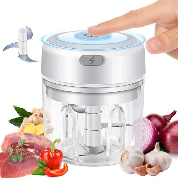 Mini Hachoir 250 Ml (coupe-légumes, Coupe-oignons)