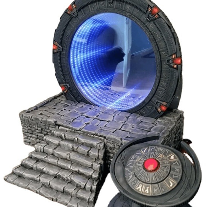 Lampă De Masă 3d Atlantis Stargate, Decorativă