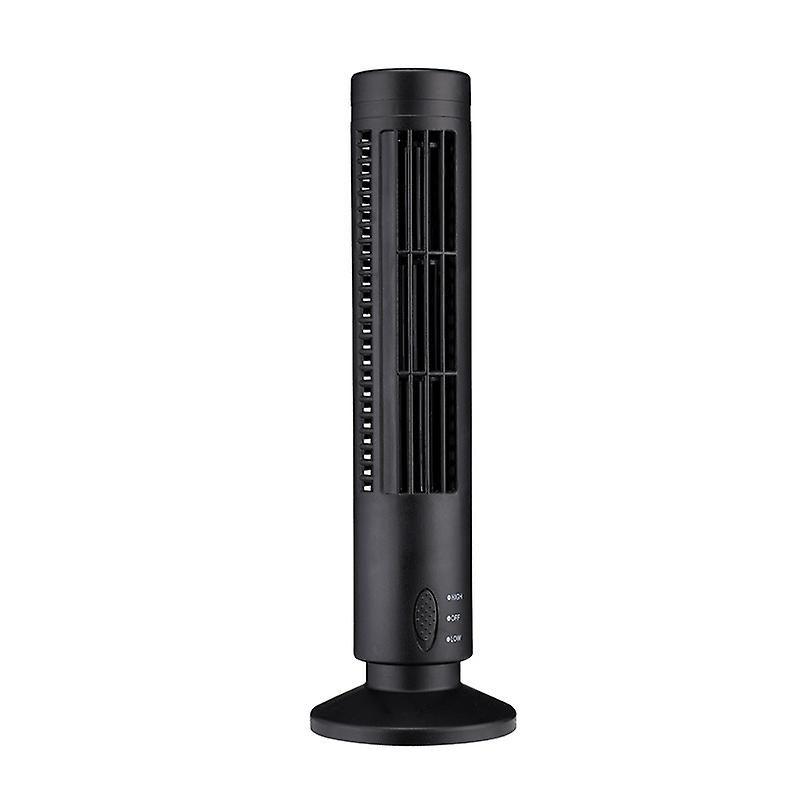Ventilateur Tour, Ventilateur Tour Oscillant De 33 Cm Avec Fonction Aromatique, 2 Réglages De Vitesse De Refroidissement, Ventilateur Portable Sans Pales Au Sol Noir