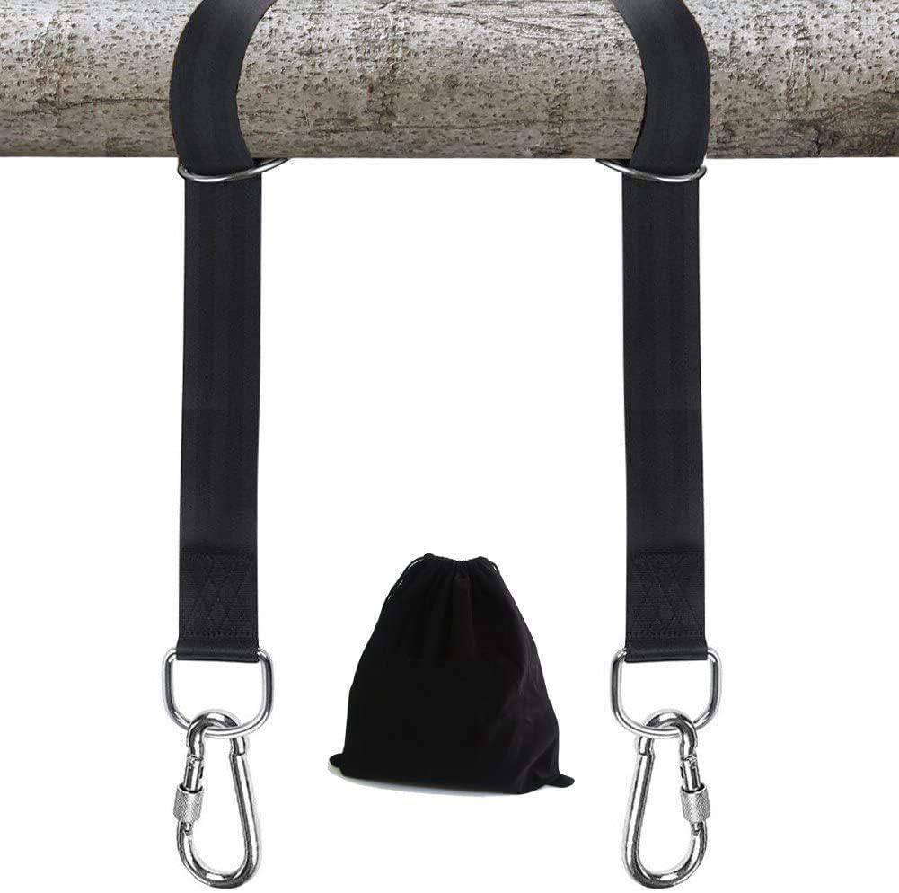 Robustes Schaukelset Bis 30 Kg, Schnelle Und Einfache Montage Am Baum Mit 2 Gurten Und Karabiner, 2-teiliges Set.