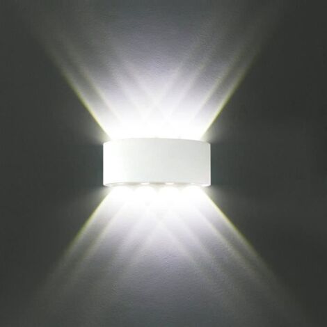 Stoex – 8w Wasserdichte Led-wand- Und Deckenleuchte – Kaltweißes Licht – Modernes Design Für Wohnzimmer, Flur, Lounge – Korrosionsbeständig
