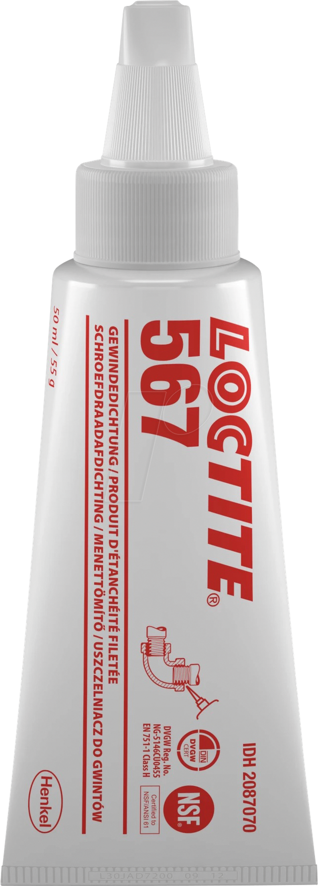 LOCTITE 567 - Gewindedichtung, hochtemperaturbeständig, Tube, 50 ml