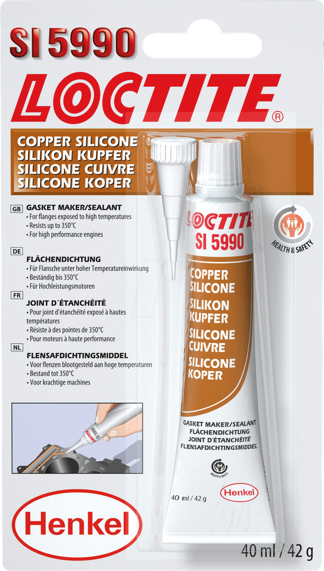 LOCTITE 5990 - Flächendichtung, Silikonkupfer, 40 ml