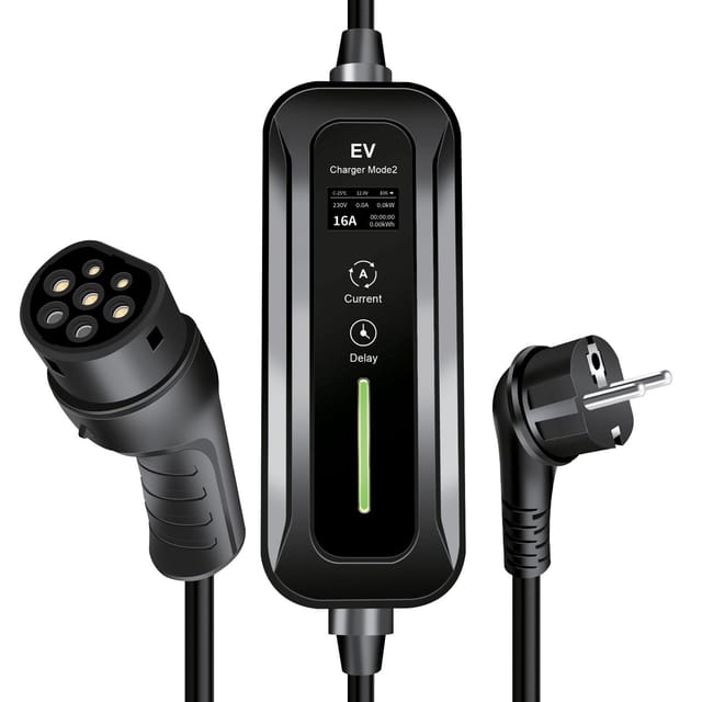LOGI EVL0100A - Mobile EV-Ladegerät, 3,6 kW, 5 m