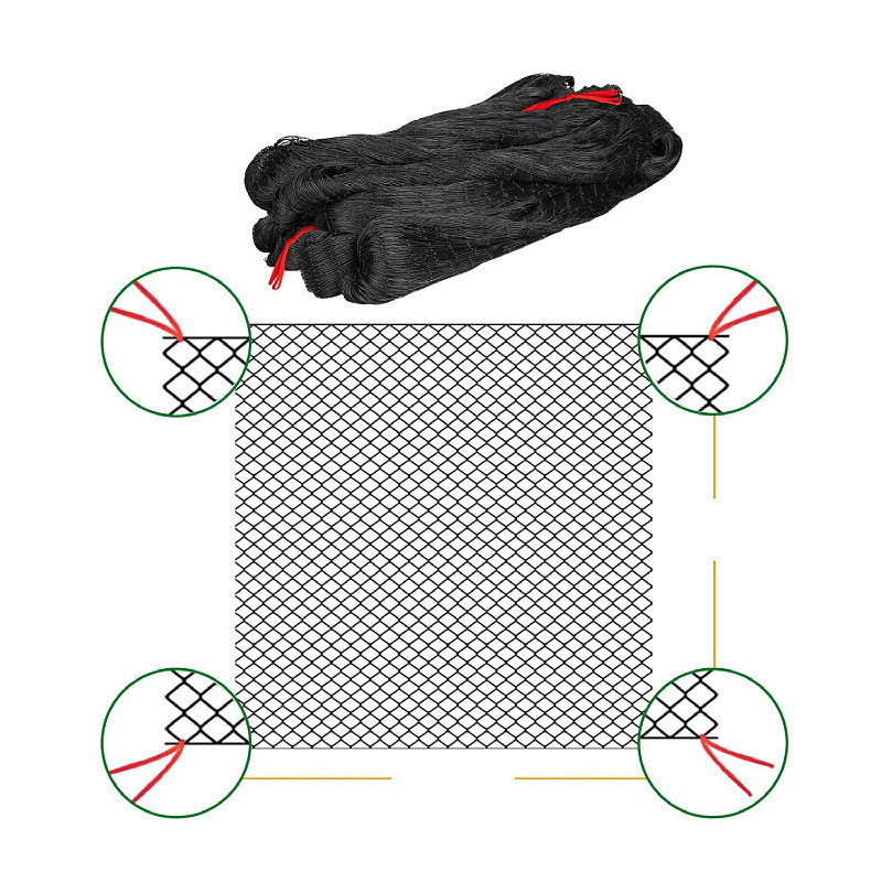 Schutznetz Für Obstbäume Gegen Vögel Und Katzen (15 M X 15 M) – 25 Mm Maschenweite, Robust Und Wiederverwendbar