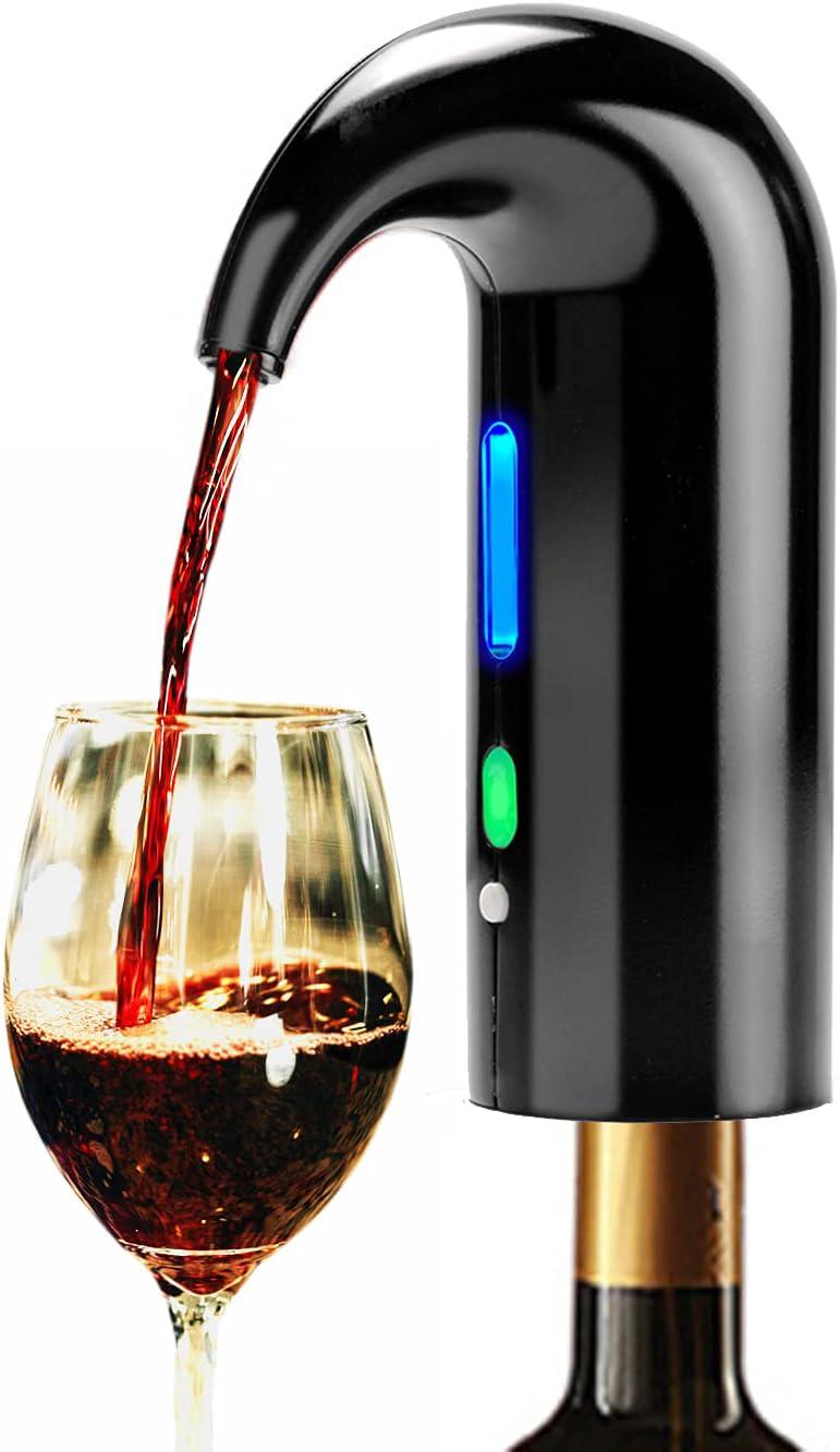 Elektrische Weinkaraffen, Intelligenter Weinbelüfter Mit Ein-knopf-bedienung, Schnellausgießer Für Grillpartys, Familienfeste, Weingeschenk-accessoire