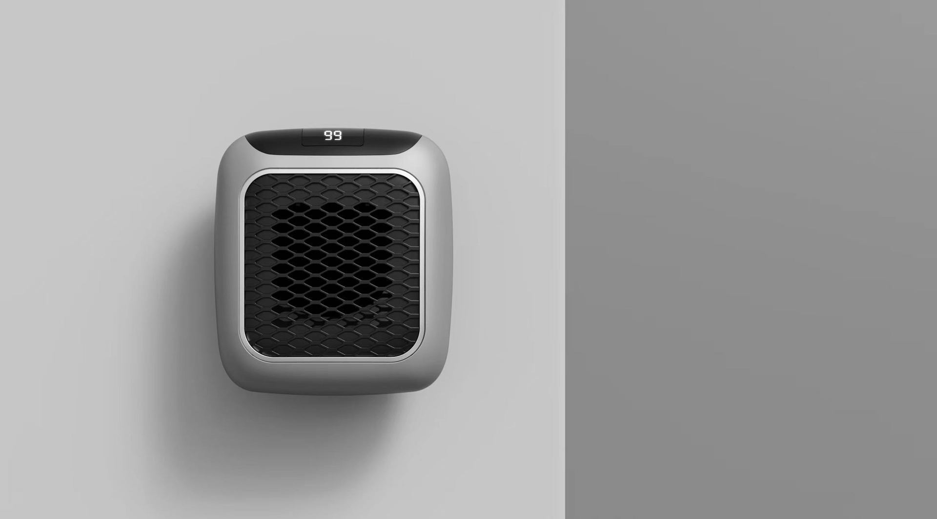 Programmierbarer Heizkörper Mit Led-anzeige, Wandmontierte Elektrische Heizung Mit Stecker, Einstellbarem Thermostat Und Timer, Kompakte Steckdosenheizung.