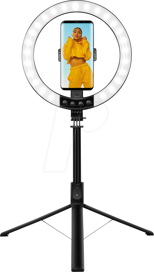 LOGILINK AA0156 - Foto, Ringlicht, Selfie Stick