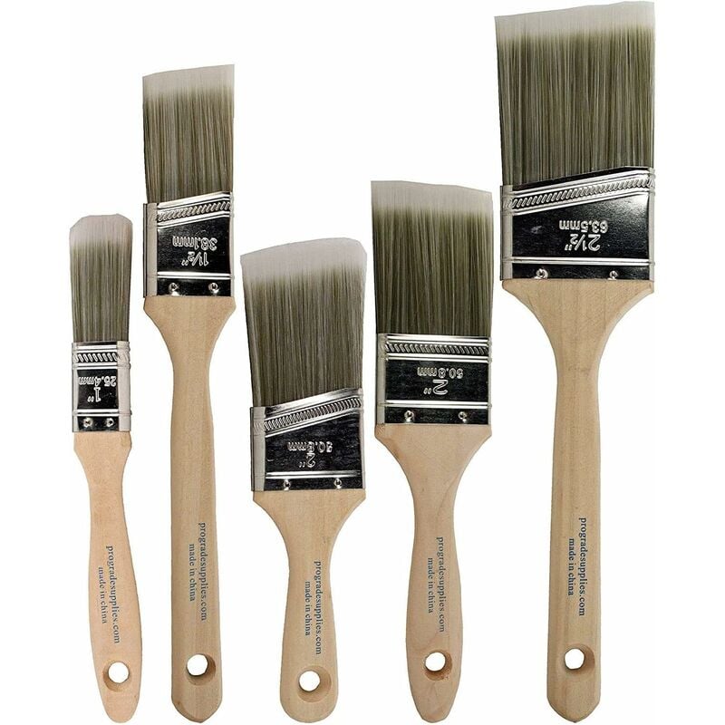 Professionelles 2-teiliges Pinselset – 5-teiliges Malerwerkzeugset – Professionelles Pinselset