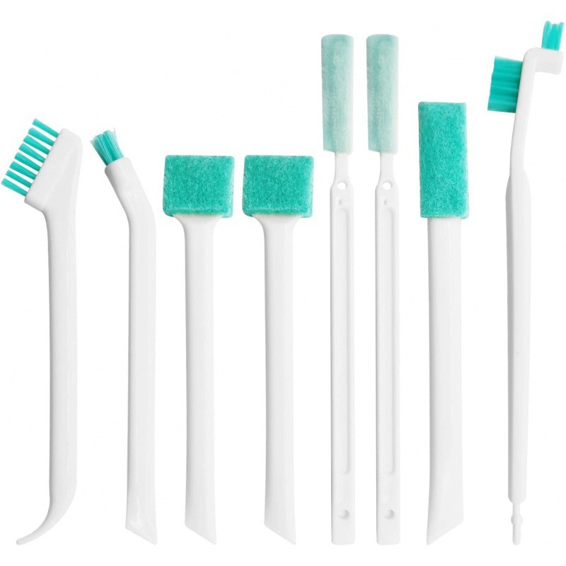 Set Mit 8 Reinigungsbürsten Für Schwer Zugängliche Stellen, Vielseitiges Haushaltswerkzeug, Minibürsten Für Luftbefeuchter, Toaster Und Kleinteile