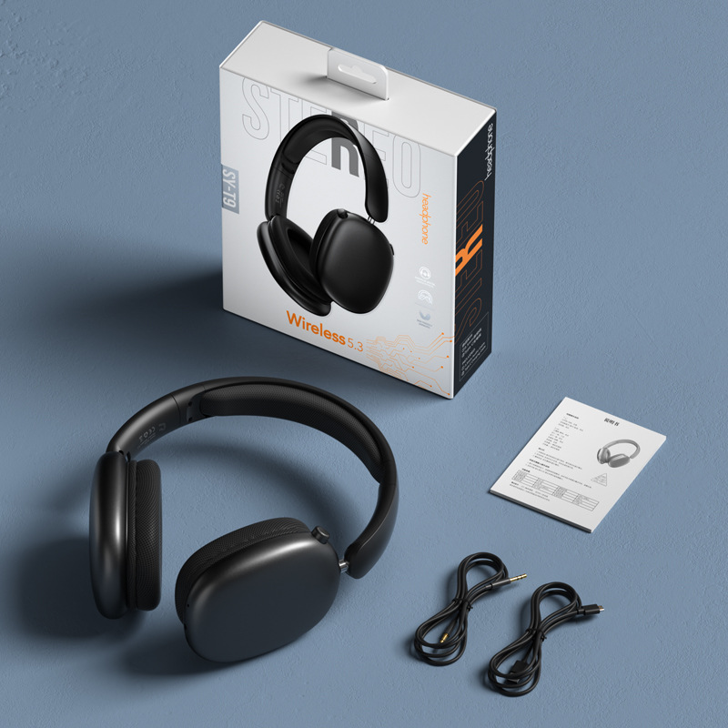 Kabellose Hi-fi-bluetooth-kopfhörer, Aktive Geräuschunterdrückung, Lange Akkulaufzeit, Sport- Und Gaming-ohrhörer, Immersiver Klang, Dauerhafter Tragekomfort