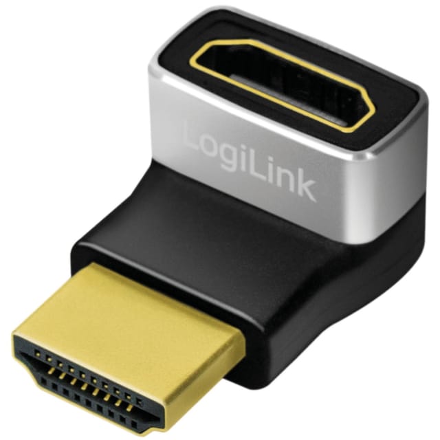 LOGILINK AH0007A - Adapter, HDMI A Stecker auf Buchse, 270°, 8K/60Hz