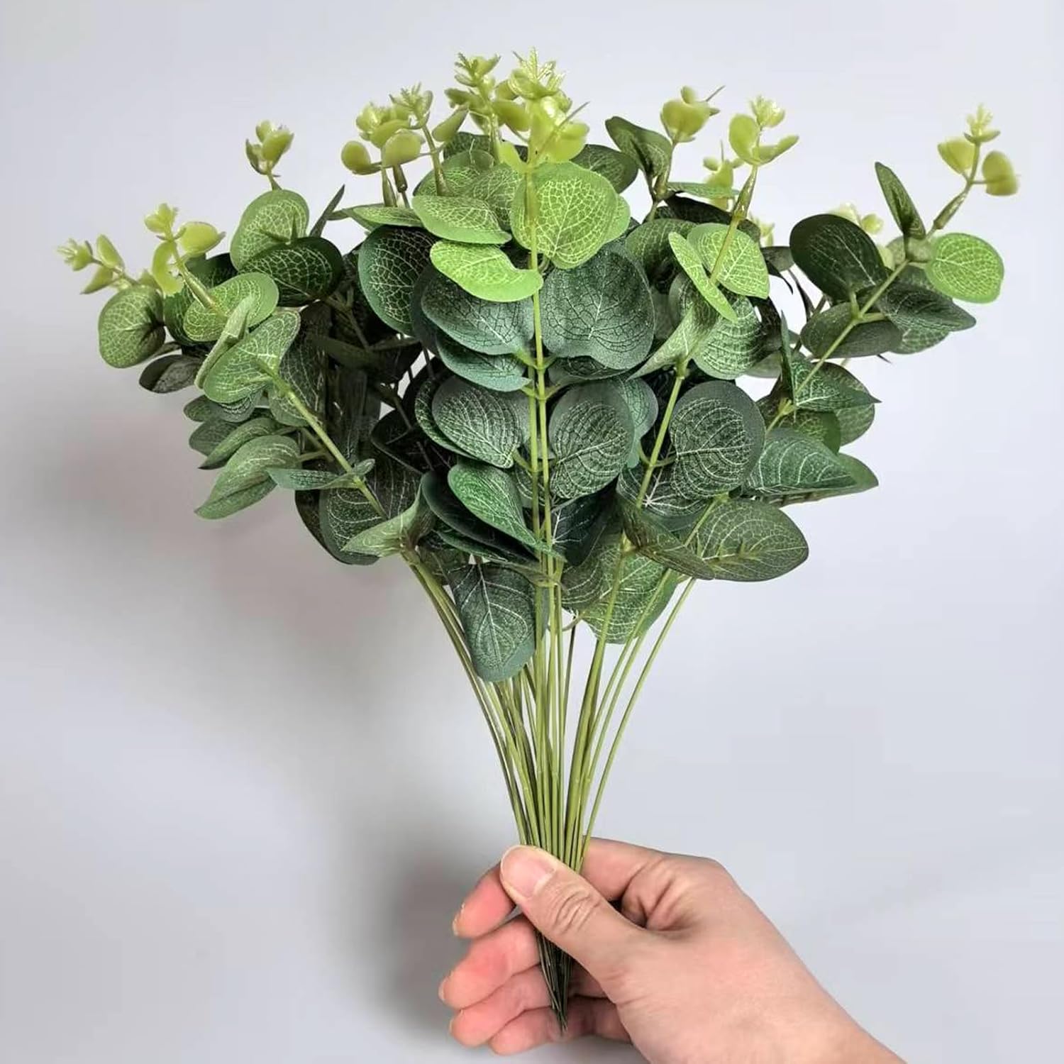 20 Eukalyptuszweige, Geldbaumblätter, Grünpflanzen, Zweige Für Blumensträuße, Künstliche Blumen, Perfekt Für Hochzeiten, Partys, Bankette, Familienfeiern, Ostern, Dekorationen