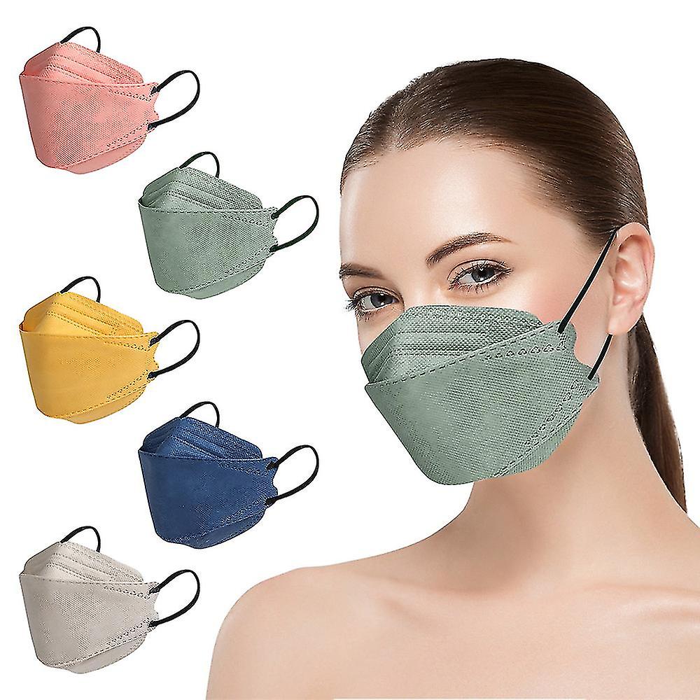 50 Morandi Adult Fish Ffp2 Kn95-masken, 4-lagiger Atemschutz, Kf94-staubschutzpackung