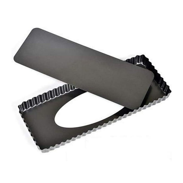 Rechteckige Tarteform, Quiche- Und Törtchenform, Antihaftbeschichtete Backform, Gebäckform, Maße 35 X 11 Cm, 1 Stück, Für Den Backofen, Profiküche.