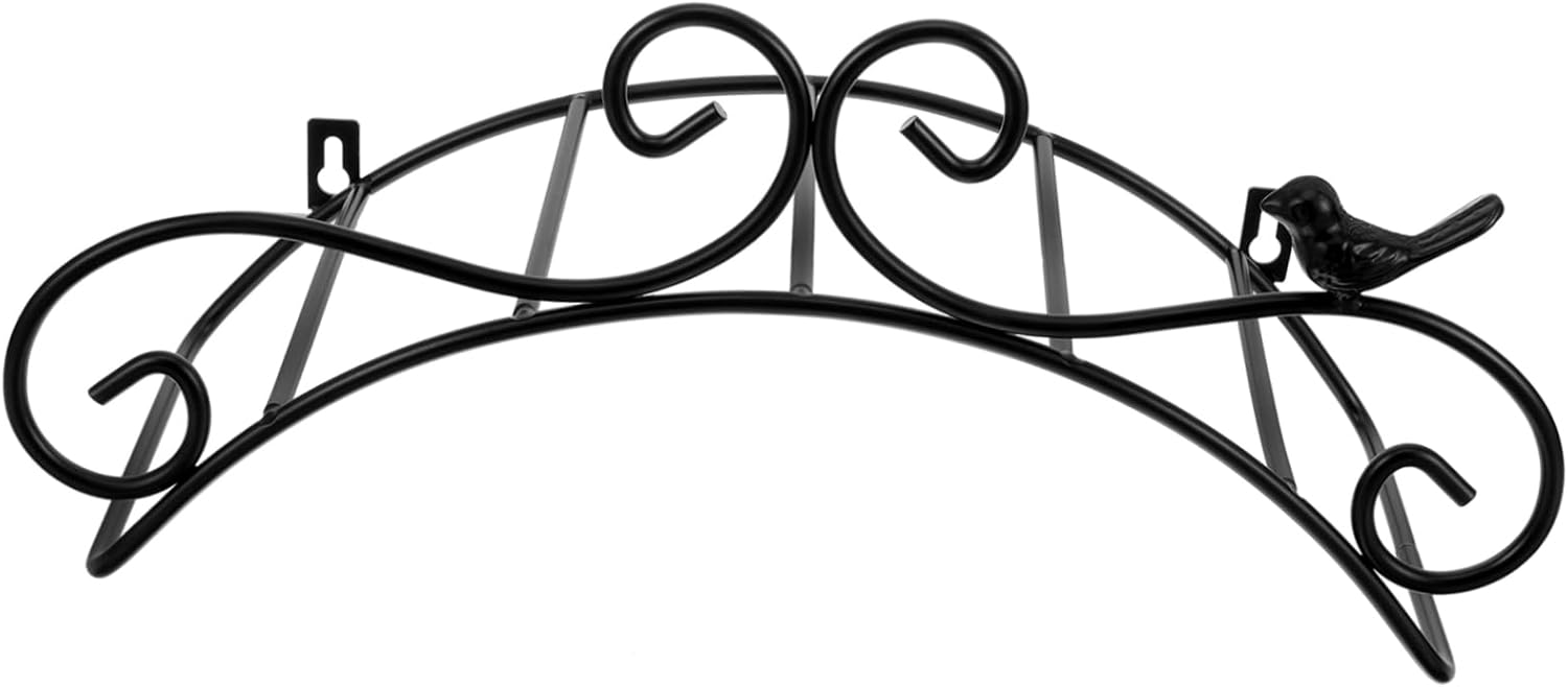 Wandmontierter Schlauchhalter Aus Eisen, Botanische Dekoration, Aufbewahrungshaken, Gartenständer, Pflanzenhänger, Stabiles Wandregal, Outdoor-organizer, Wasserdüsenaufsatz