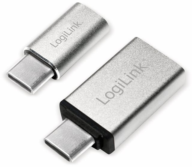 LOGILINK AU0040 - Adapter Set, C zu USB 2.0 Micro B und C zu USB 3.0 A