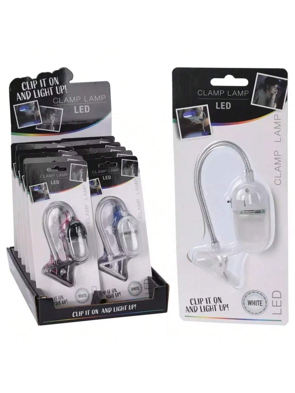 Led-klemmleseleuchte, Tragbare Leseleuchte, Leuchte Mit Clip, Wiederaufladbarer Lesescheinwerfer