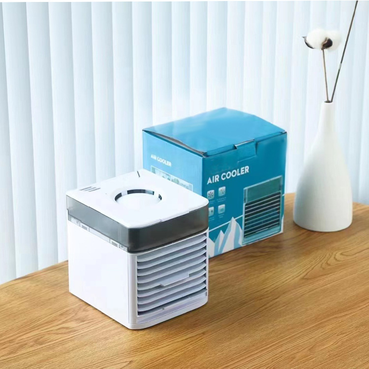 Usb-mini-tischventilator Der 2. Generation, Tragbarer Nebel-klimagerät Für Zuhause, Kleiner Ventilator Mit Sprühfunktion