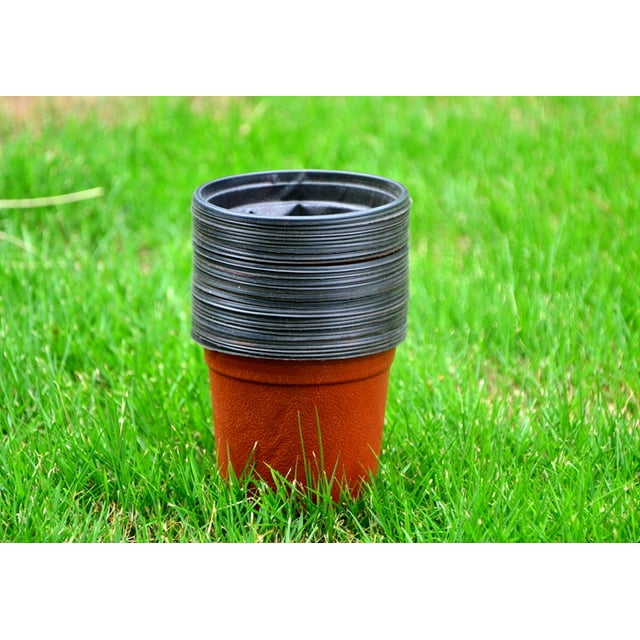 30 Anzuchttöpfe, 15 Cm, Kunststofftöpfe Für Sämlinge Und Blumen, 30er-packung, Für Die Anzucht Von Zimmer- Und Gartenpflanzen