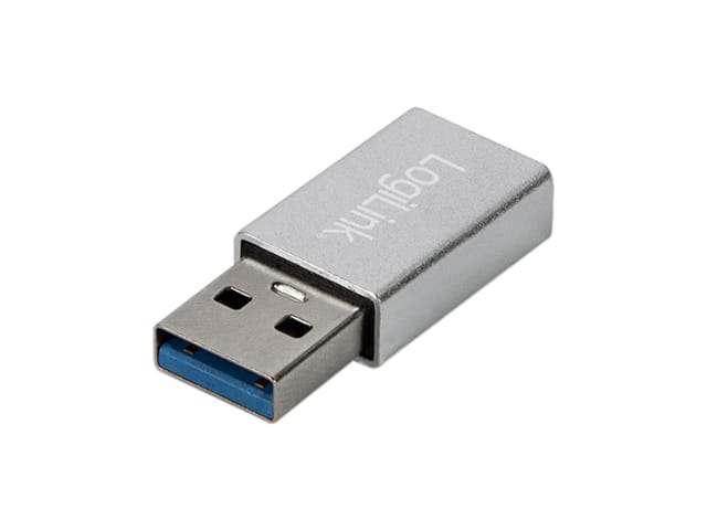 LOGILINK AU0056 - USB 3.0 Adapter, A-Stecker > C-Buchse, Silber