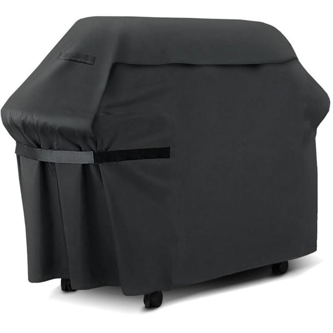 Grillabdeckung 117x66x117cm, Wasser- Und Staubdichter Schutz Aus 420d Oxford-gewebe, Grillabdeckung Mit Klebebändern